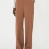 Pantalon en pure laine, couleur tabac Pantalon en pure laine, couleur tabac