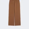 Pantalon en pure laine, couleur tabac Pantalon en pure laine, couleur tabac