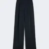 Pantalon en satin Envers, bleu nuit Pantalon en satin Envers, bleu nuit