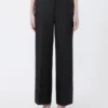 Pantalon en toile de lin, noir Pantalon en toile de lin, noir