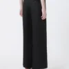 Pantalon en toile de lin, noir Pantalon en toile de lin, noir