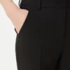 Pantalon en toile de viscose Double Face, noir Pantalon en toile de viscose Double Face, noir