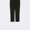 Pantalon en toile de viscose Double Face, noir Pantalon en toile de viscose Double Face, noir