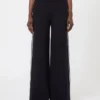 Pantalon en viscose stretch, bleu marine Pantalon en viscose stretch, bleu marine