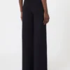 Pantalon en viscose stretch, bleu marine Pantalon en viscose stretch, bleu marine