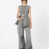 Pantalon oversize en denim noir, noir Pantalon oversize en denim noir, noir