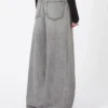 Pantalon oversize en denim noir, noir Pantalon oversize en denim noir, noir