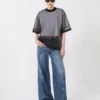 Pantalon oversize à taille basse, bleu nuit Pantalon oversize à taille basse, bleu nuit