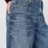 Pantalon oversize à taille basse, bleu nuit Pantalon oversize à taille basse, bleu nuit