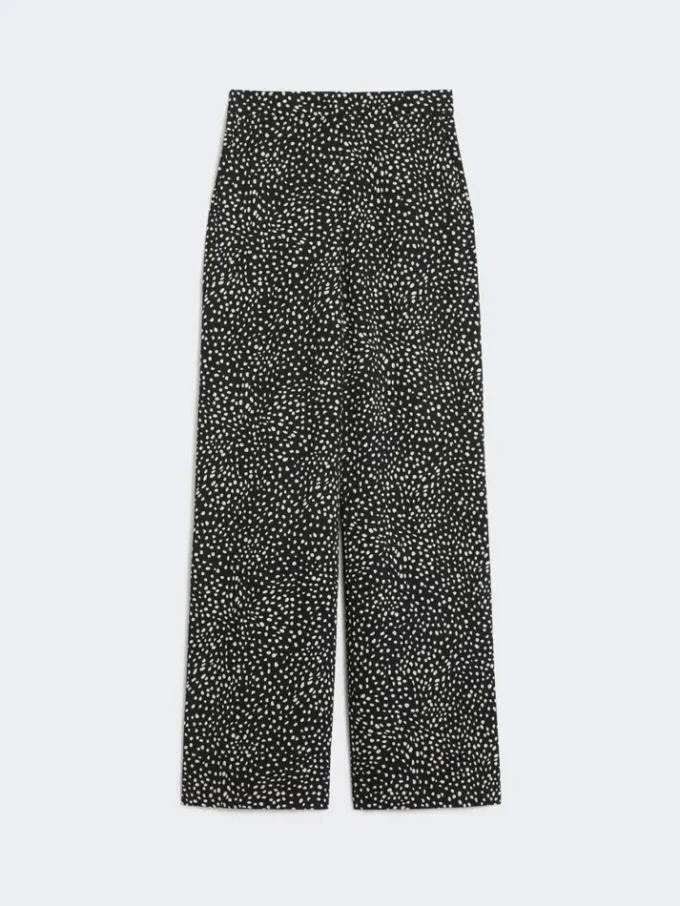 Pantalon Sabla imprimé, noir Pantalon Sabla imprimé, noir