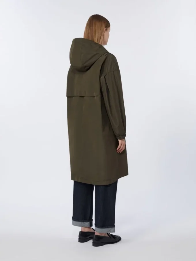 Parka en taffetas déperlant, vert Parka en taffetas déperlant, vert