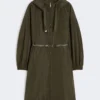 Parka en taffetas déperlant, vert Parka en taffetas déperlant, vert