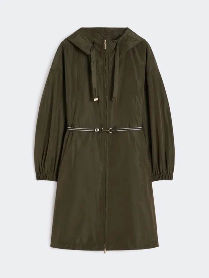 Parka en taffetas déperlant, vert Parka en taffetas déperlant, vert