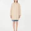 Parka matelassée en tissu déperlant, couleur sable Parka matelassée en tissu déperlant, couleur sable