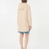 Parka matelassée en tissu déperlant, couleur sable Parka matelassée en tissu déperlant, couleur sable