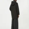 Parka matelassée en tissu déperlant, noir Parka matelassée en tissu déperlant, noir