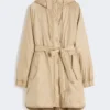 Parka matelassée réversible en toile déperlante, beige Parka matelassée réversible en toile déperlante, beige