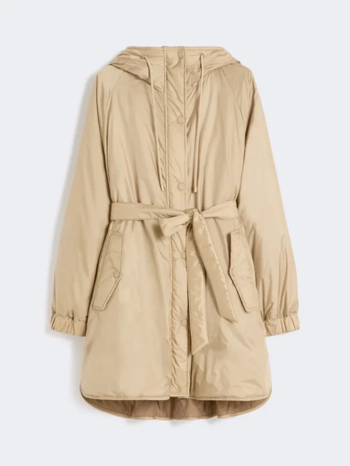 Parka matelassée réversible en toile déperlante, beige Parka matelassée réversible en toile déperlante, beige