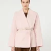 Peignoir en laine, cachemire et soie, rose Peignoir en laine, cachemire et soie, rose