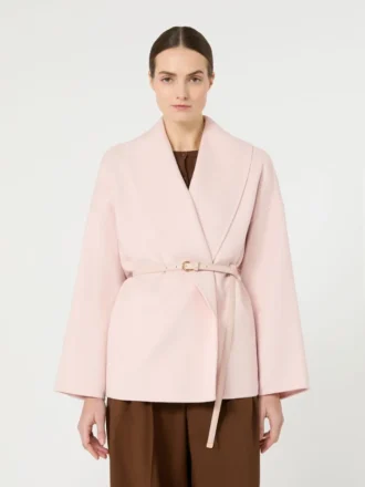Peignoir en laine, cachemire et soie, rose Peignoir en laine, cachemire et soie, rose