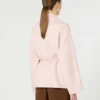Peignoir en laine, cachemire et soie, rose Peignoir en laine, cachemire et soie, rose