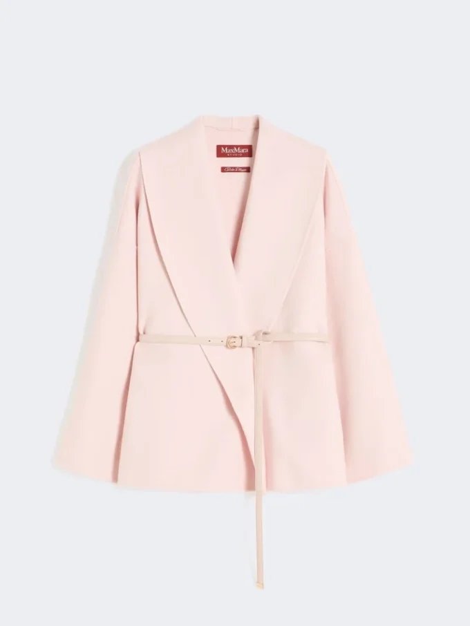 Peignoir en laine, cachemire et soie, rose Peignoir en laine, cachemire et soie, rose