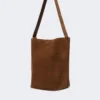 Petit sac Archetipo en cuir refendu, marron foncé Petit sac Archetipo en cuir refendu, marron foncé
