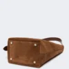 Petit sac Archetipo en cuir refendu, marron foncé Petit sac Archetipo en cuir refendu, marron foncé