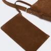 Petit sac Archetipo en cuir refendu, marron foncé Petit sac Archetipo en cuir refendu, marron foncé