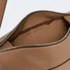 Petit sac à bandoulière en cuir, marron