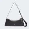 Petit sac à bandoulière en cuir, noir