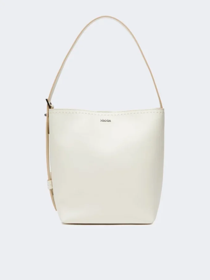Petit sac en cuir Archetipo, blanc Petit sac en cuir Archetipo, blanc