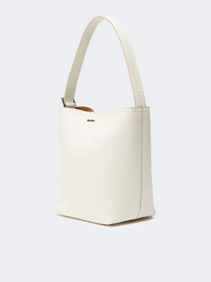 Petit sac en cuir Archetipo, blanc Petit sac en cuir Archetipo, blanc