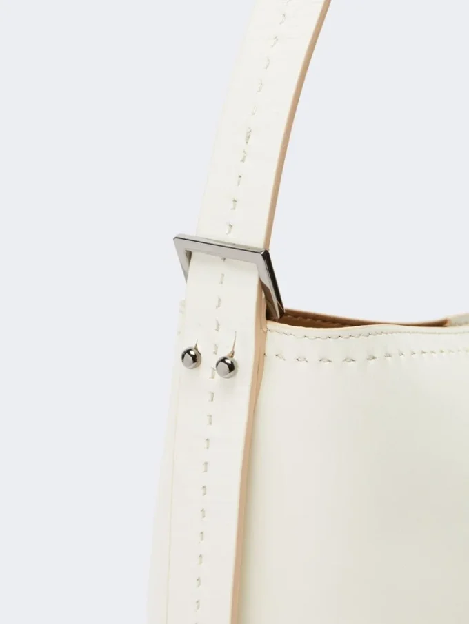 Petit sac en cuir Archetipo, blanc Petit sac en cuir Archetipo, blanc