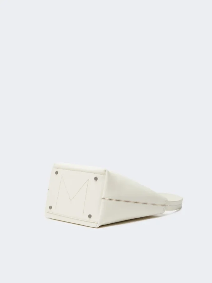 Petit sac en cuir Archetipo, blanc Petit sac en cuir Archetipo, blanc