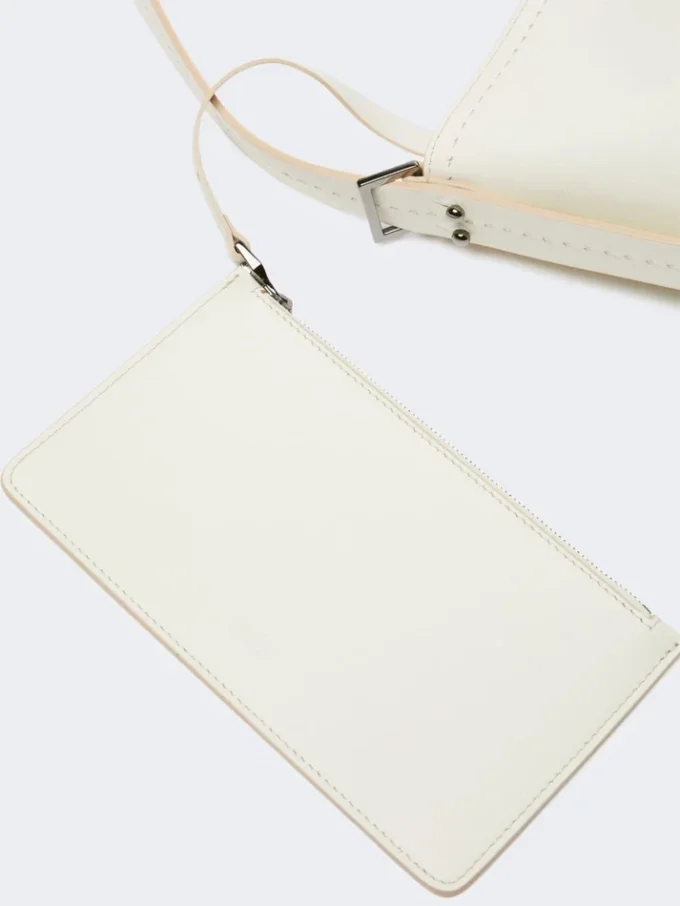 Petit sac en cuir Archetipo, blanc Petit sac en cuir Archetipo, blanc
