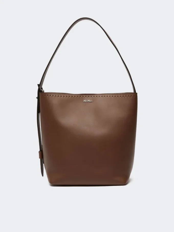 Petit sac en cuir Archetipo, marron