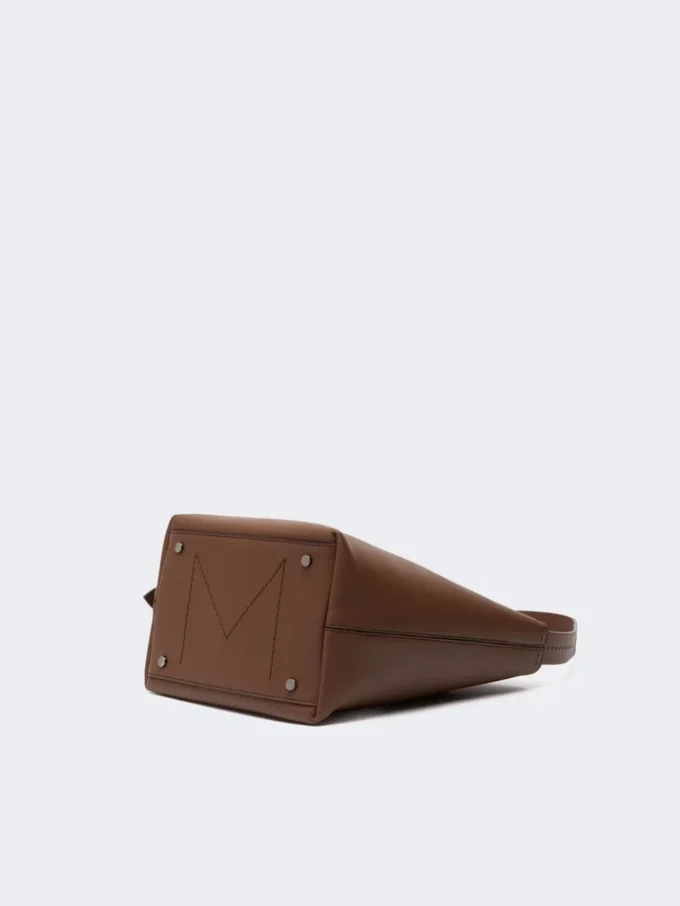 Petit sac en cuir Archetipo, marron