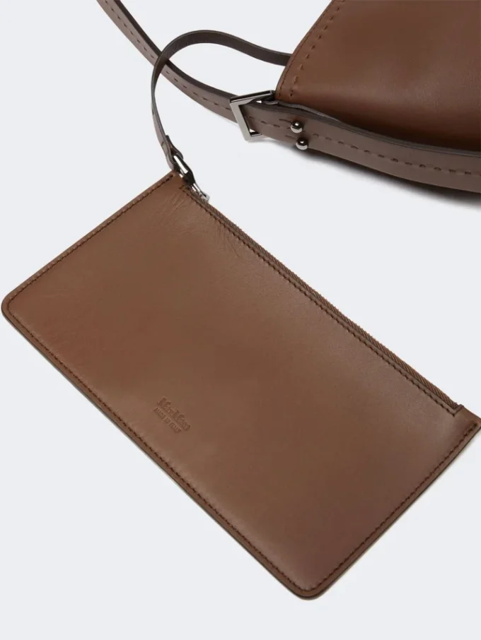 Petit sac en cuir Archetipo, marron