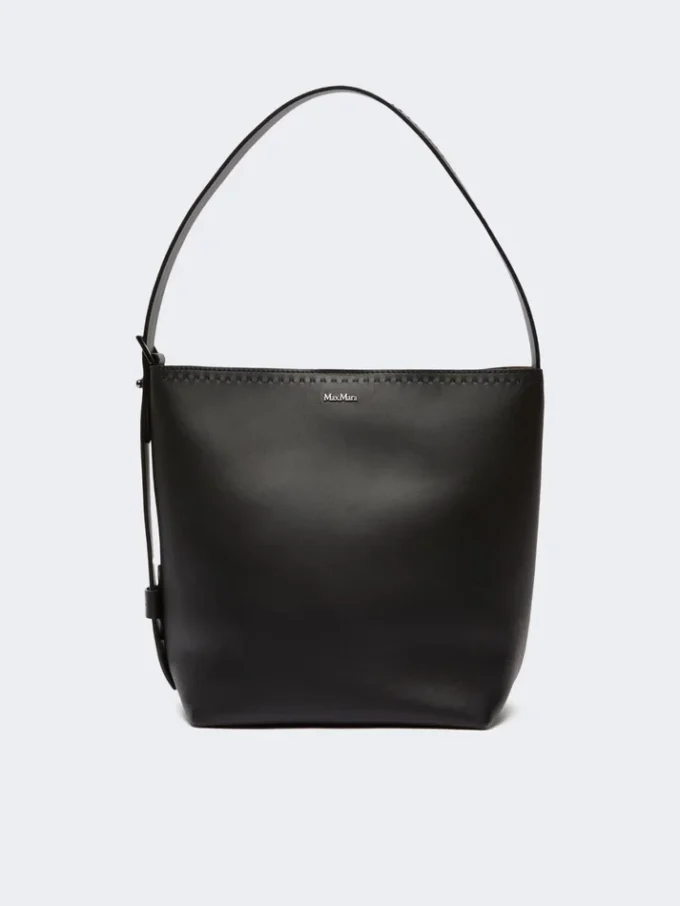 Petit sac en cuir Archetipo, noir