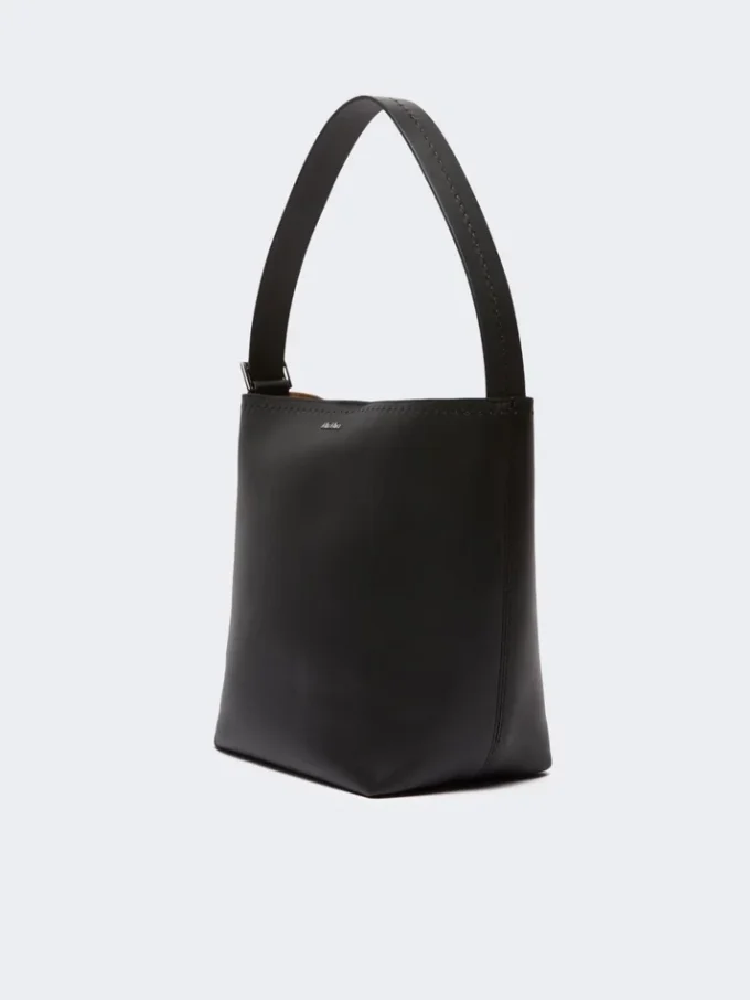 Petit sac en cuir Archetipo, noir