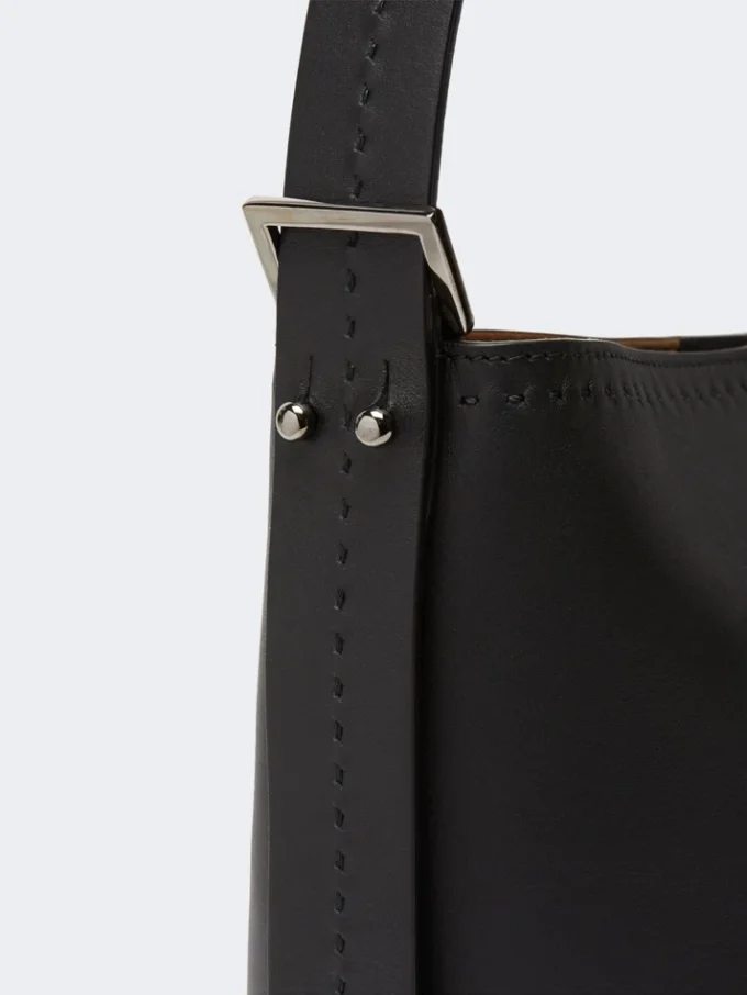 Petit sac en cuir Archetipo, noir