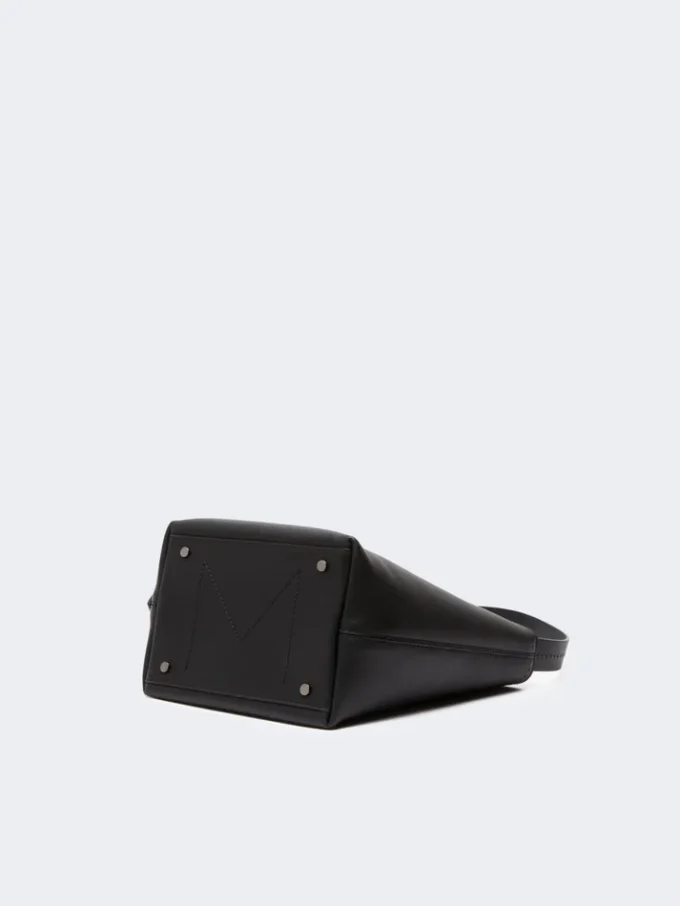 Petit sac en cuir Archetipo, noir