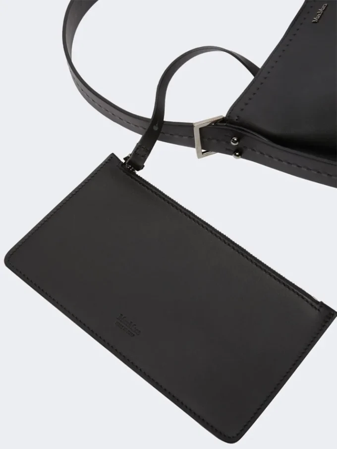 Petit sac en cuir Archetipo, noir