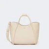 Petit sac marin en cuir, couleur glace