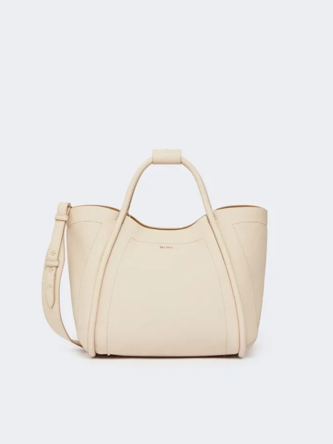 Petit sac marin en cuir, couleur glace