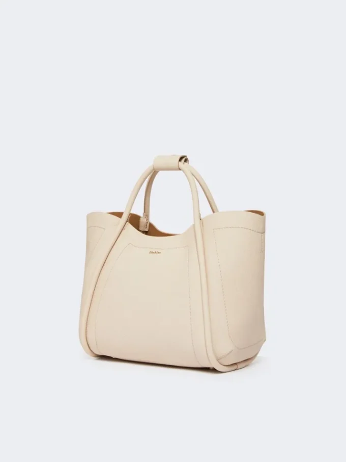 Petit sac marin en cuir, couleur glace