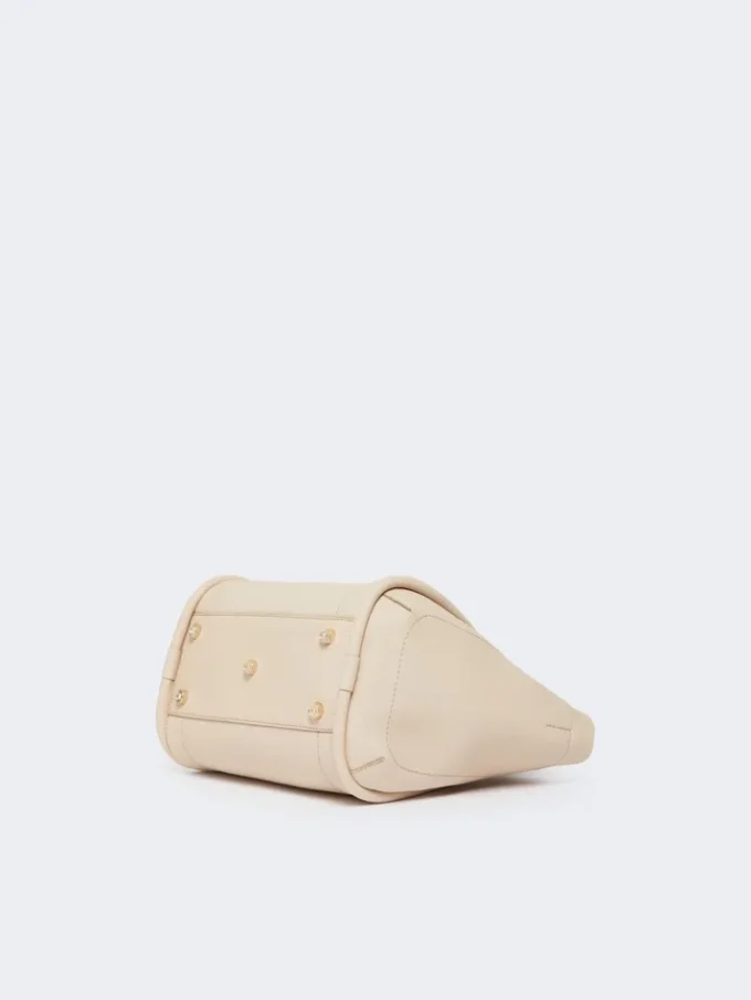 Petit sac marin en cuir, couleur glace