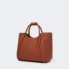 Petit sac marin en cuir, couleur rouille Petit sac marin en cuir, couleur rouille