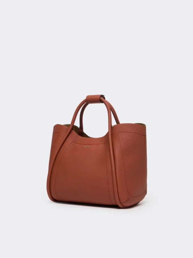Petit sac marin en cuir, couleur rouille Petit sac marin en cuir, couleur rouille